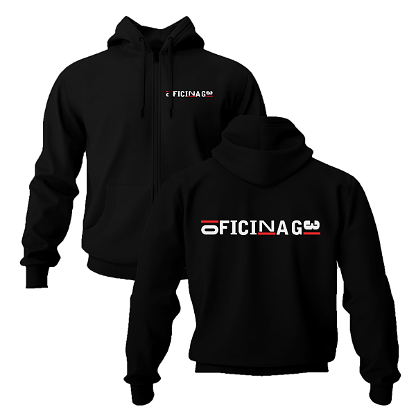 Blusa Moletom c/ Zíper - Oficina G3 - Logo