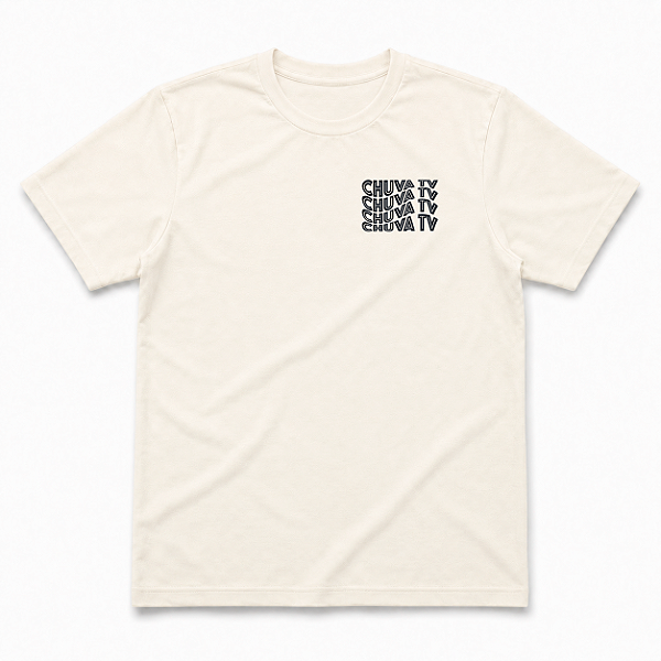 Camiseta - Chuva TV - Logo Mini [Off White]
