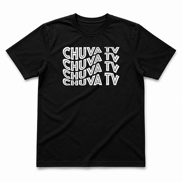 Camiseta - Chuva TV - Logo [Preto]