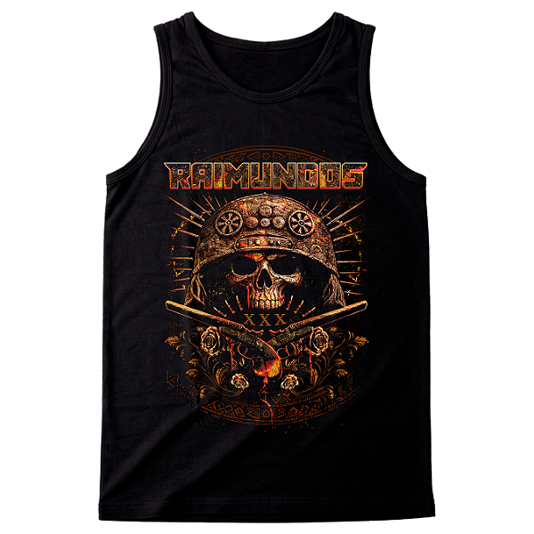 Camiseta Regata - Raimundos - Skull n' Guns