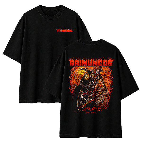 Oversized - Raimundos - Motoqueiro [Preta]