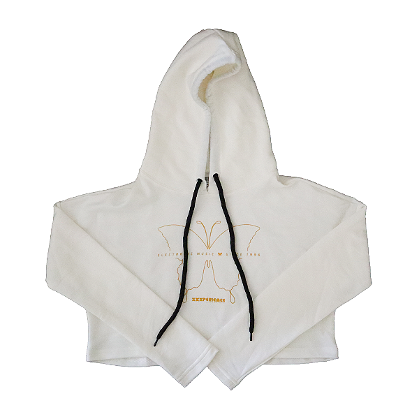 Moletinho Feminino Cropped XXXPERIENCE Butterfly
