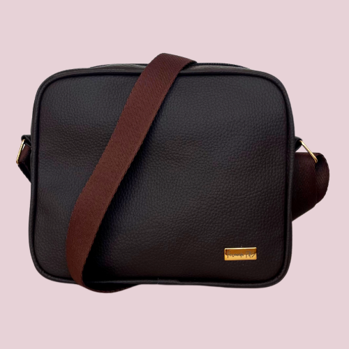 Bolsa Fefa Marrom Couro OURO