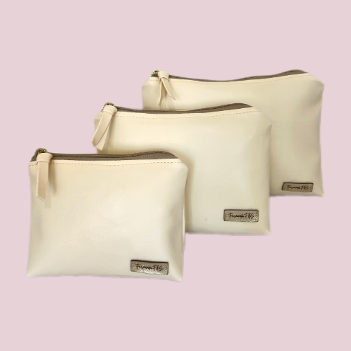 Kit Necessaire Trapézio PMG OffWhite