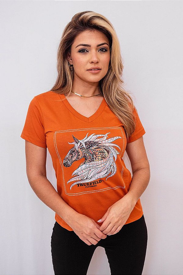 CAMISETA ESTAMPA CAVALO