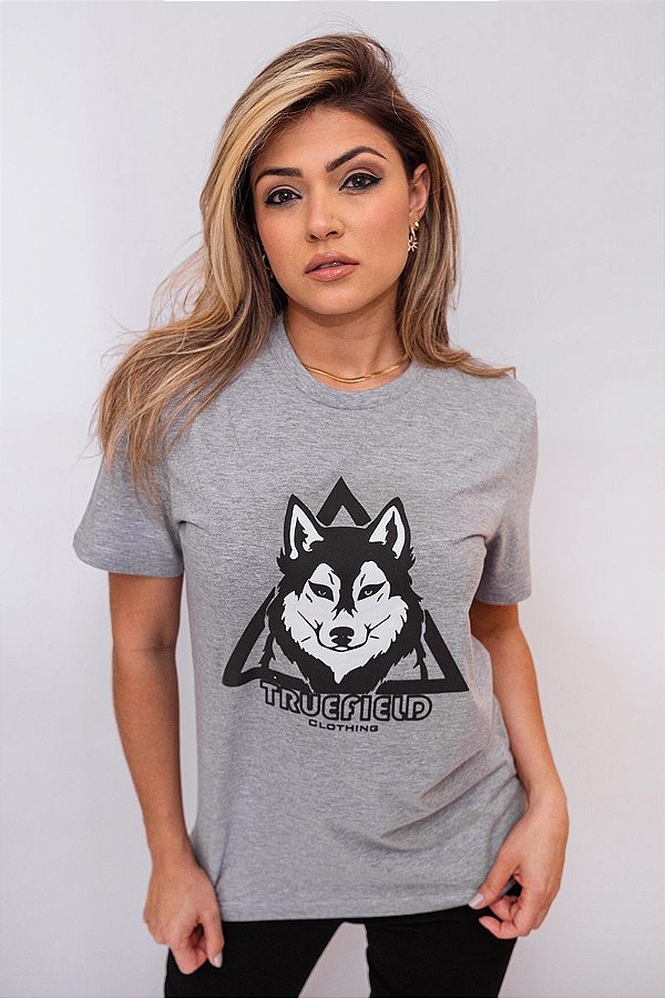 CAMISETA MESCLA WOLF EM RELEVO