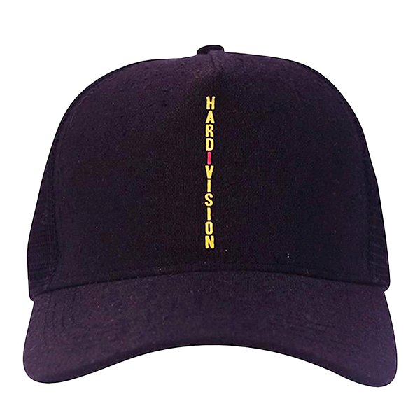 Boné Preto Aba Curva Trucker Streetwear Premium