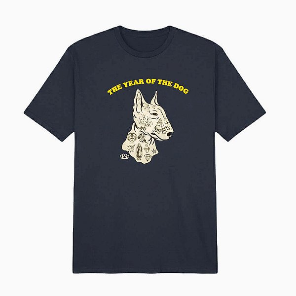 Camiseta Azul Bull Terrier