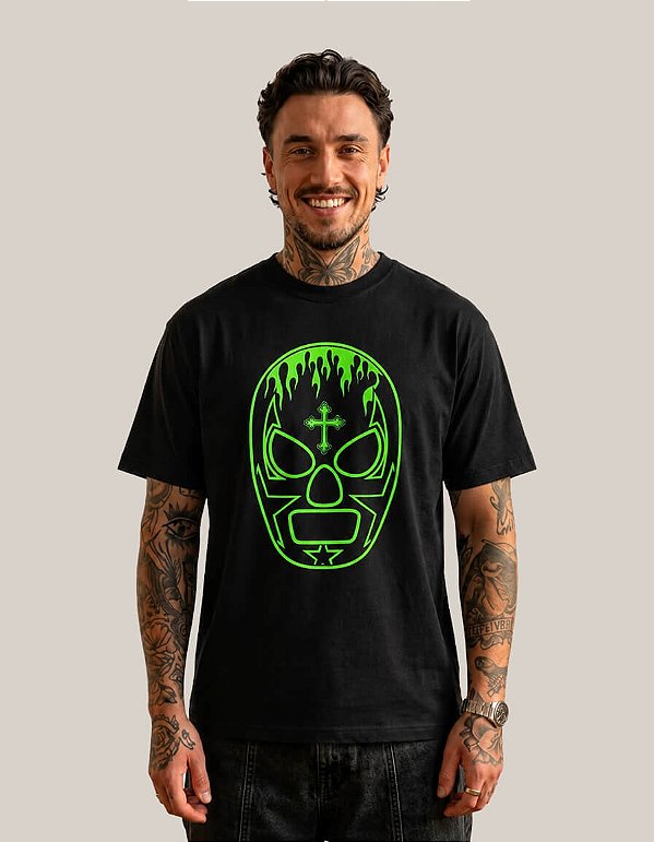 Camiseta Preta Lucha Libre