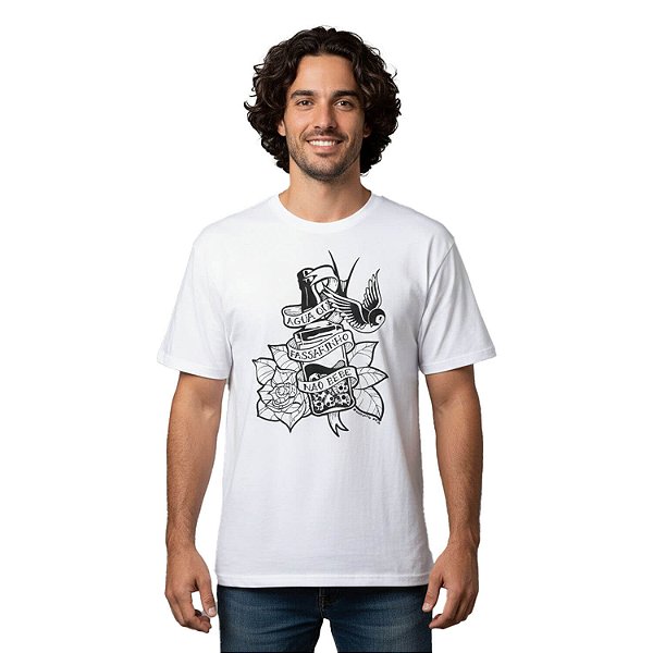 Camiseta Streetwear Branca Jack - Manga Curta