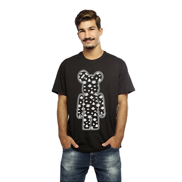 Camiseta Streetwear Preta Toy Art - Manga Curta