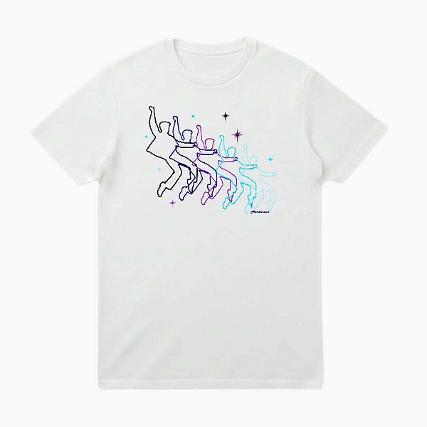 Camiseta Branca King - Elvis Presley Neon