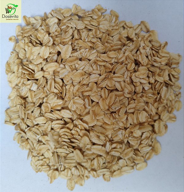 Aveia em flocos sem glúten, com 500g.