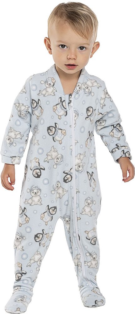 PIJAMA INFANTIL MENINO SNOW SOFT AZUL