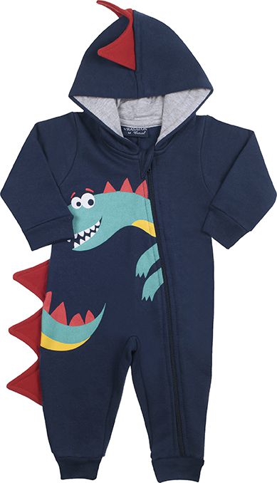 PIJAMA INFANTIL MENINO PURE DINO MOLETOM AZUL MARINHO