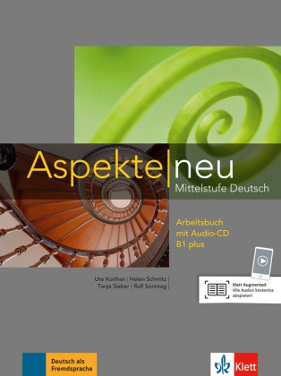 Aspekte neu B1+ Arbeitsbuch mit Audio CD