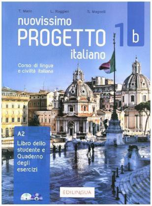 Nuovissimo Progetto Italiano 1B - Libro dello studente e Quaderno degli esercizi + DVD Video + CD audio - A2