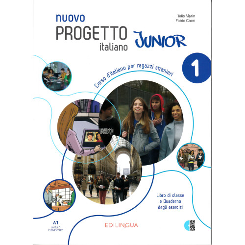 Nuovo Progetto Italiano Junior 1 - Libro di classe e Quaderno degli esercizi - A1