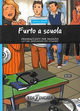 Primiracconti per ragazzi - Furto a scuola + CD audio - A1-A1+