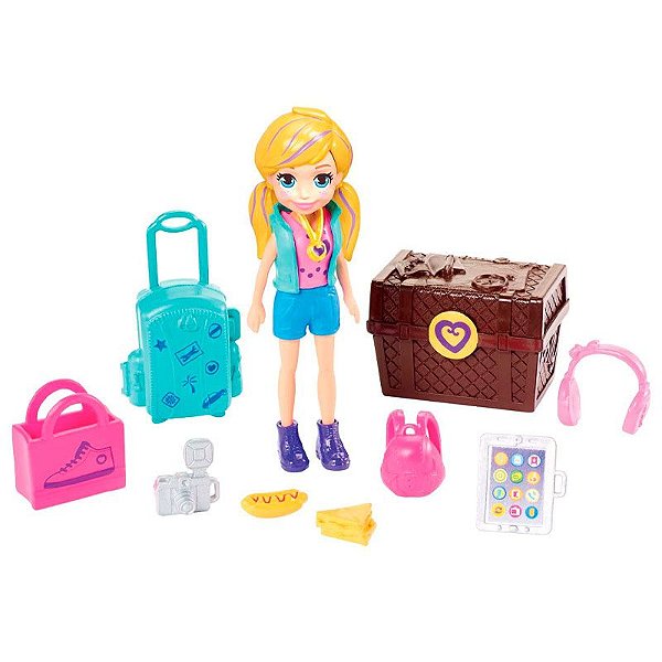 Boneca Polly Pocket Turista Estilosa GDM12 - Mattel