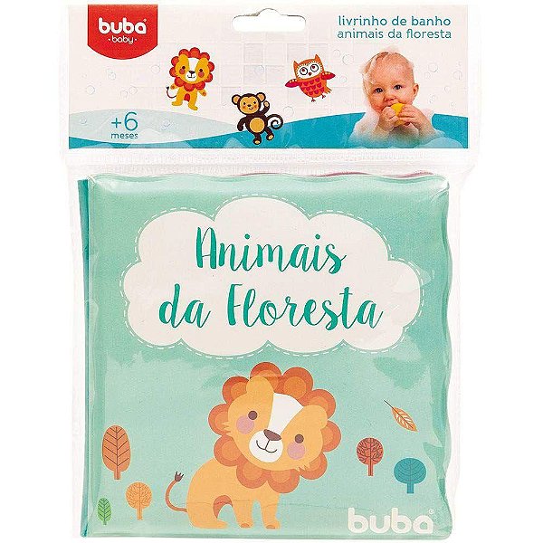 Livrinho de Banho Animais da Floresta 7497 - Buba