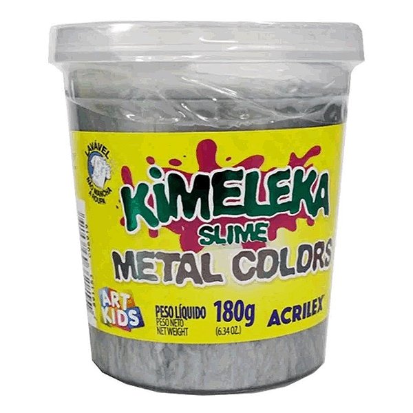 Kimeleka Slime Metálica Sortidas 180g 05832 - Acrilex