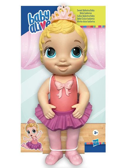 Boneca Baby Alive Doce Bailarina Rosa Loira F1272 - Hasbro