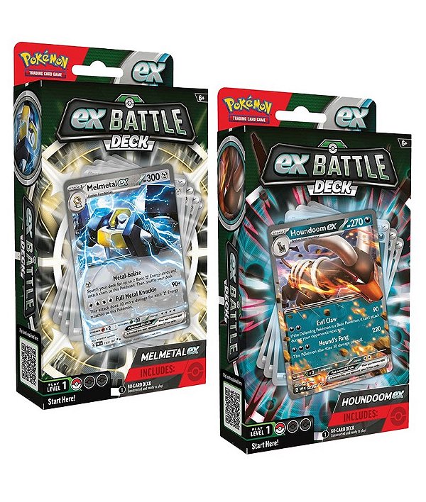 Pokémon Deck Baralho De Batalha Melmetal/ Houndoom 33946 Sortidos - Copag
