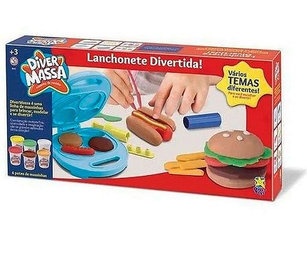 Diver Massa Lanchonete Divertida 8057 - Divertoys