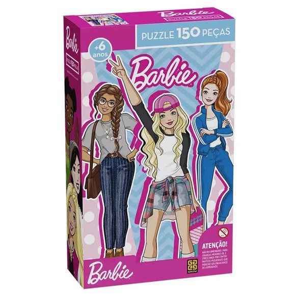 Quebra-Cabeça 150 Peças Barbie 4173 - Grow