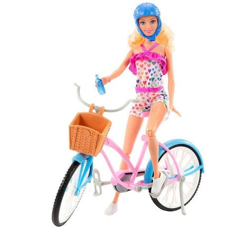 Barbie Bicicleta com Boneca HBY28 - Mattel