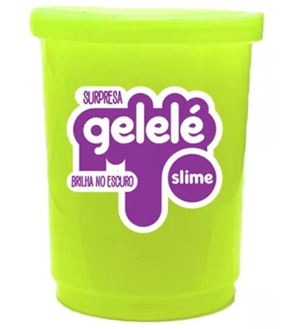 Slime Brilha no Escuro Surpresa Gelelé Cores Sortidas 110g - Doce Brinquedo