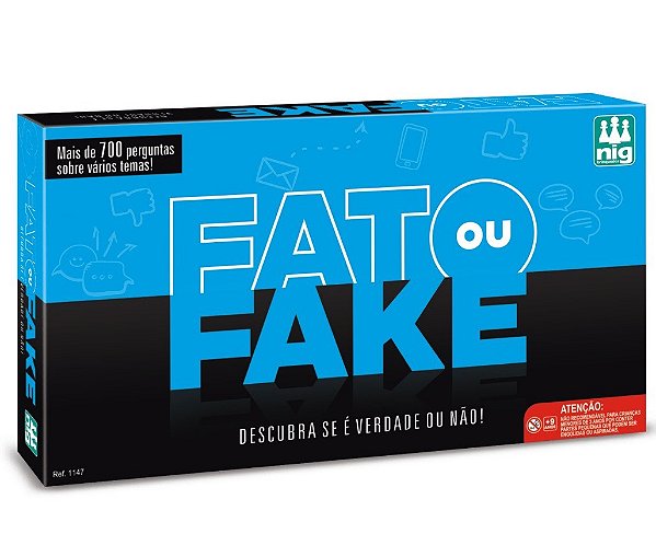 Jogo Fato ou Fake? 1147 - Nig