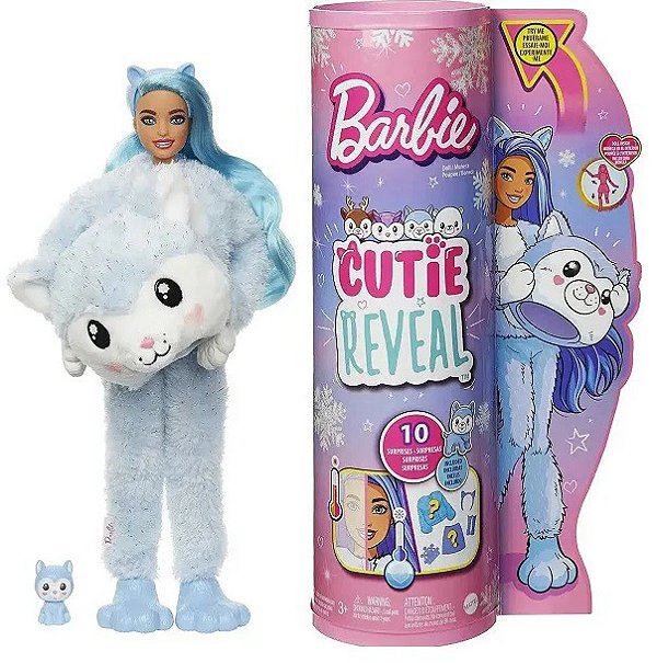 Barbie Cutie Reveal Bebekler Husky HJM12 - Mattel