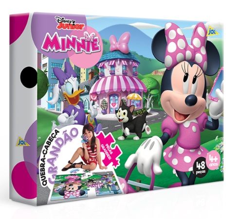 Quebra-Cabeça Grandão 48 Peças Minnie Mouse 3095 - Toyster