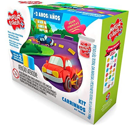 Super Massa Kit Carrinhos - Estrela