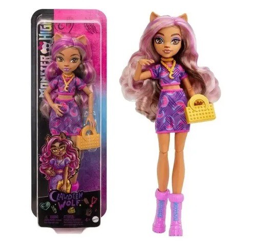 Boneca Monster High Clawdeen Básica HKY75 - Mattel