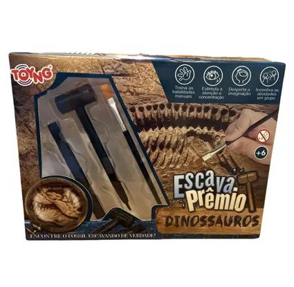 Escava Prêmio Kit Arqueólogo Sortido 49103 - Toyng