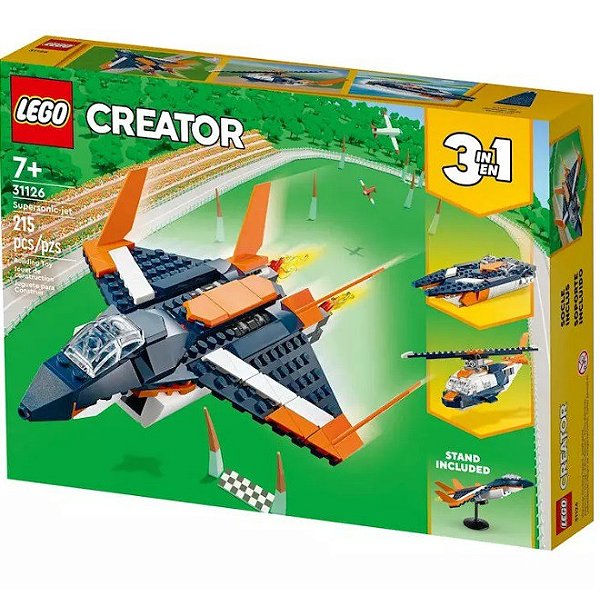 Lego Creator 3 em 1 Jato Supersônico 31126 - Lego