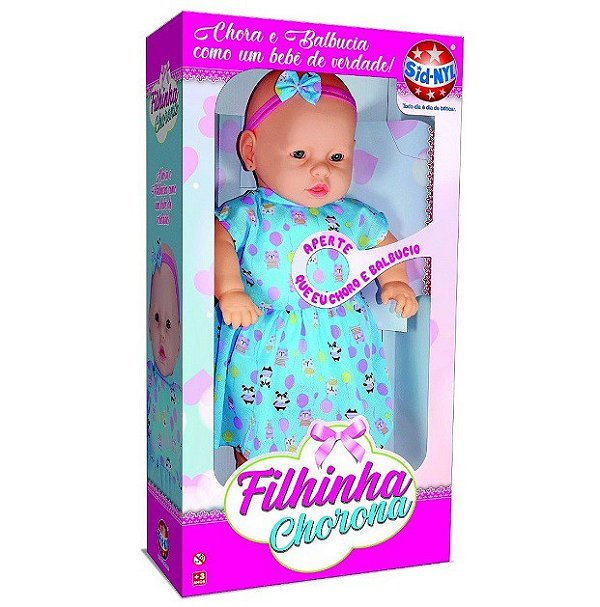 Boneca Filhinha Chorona 1365 - Sid-Nyl