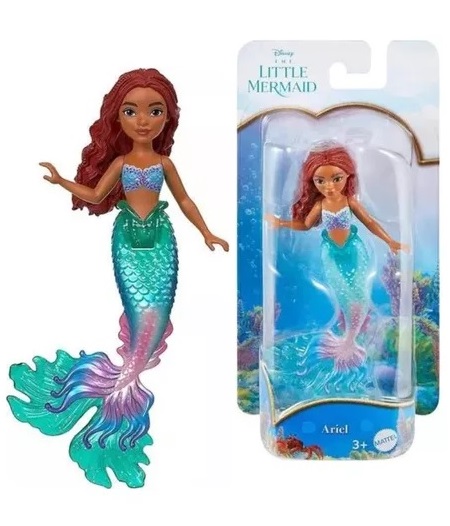 Boneca Princesas Disney A Pequena Sereia Ariel Mini HNF43 - Mattel