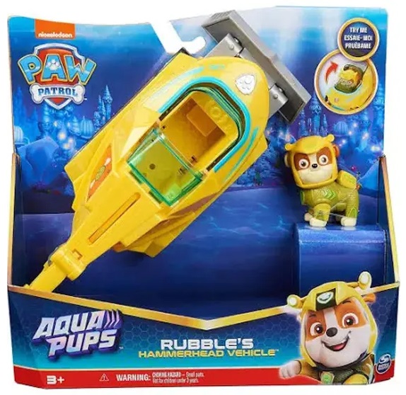 Patrulha Canina Veículo Temático Aqua Pups Rubble 3479 - Sunny