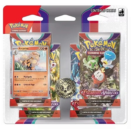 Pokémon Blister Quádruplo Escarlate e Violeta 1 Sortidos 32566 - Copag