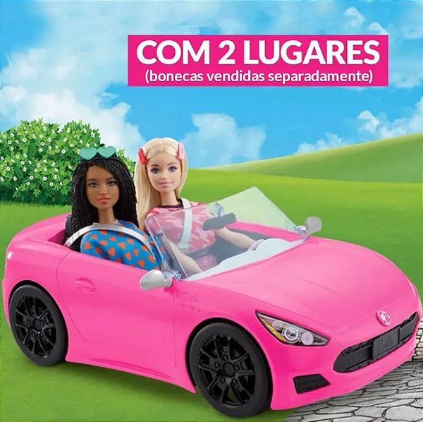 Carro Conversível da Barbie HBT92 - Mattel - Happily Brinquedos