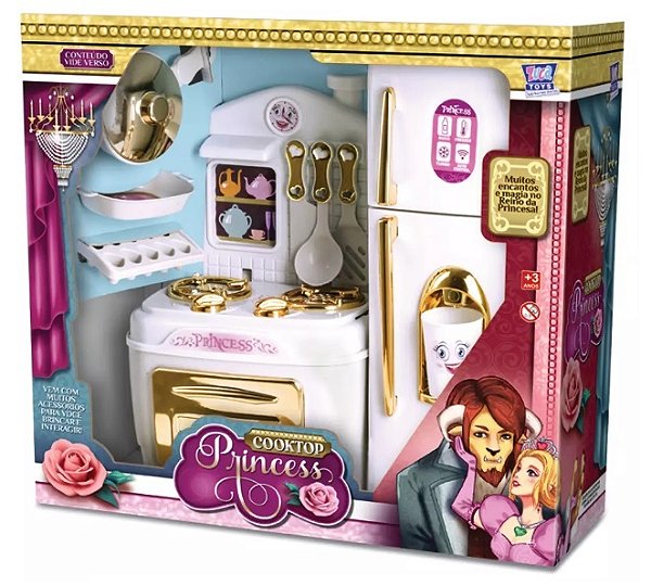 Cooktop + Geladeira Princesa 8070 - Zuca Toys