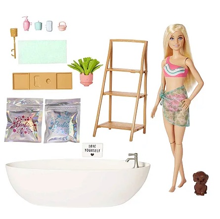Barbie Banho de Confete com Boneca HKT92 - Mattel