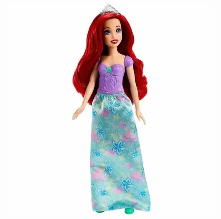 Boneca Princesa Disney Básica Ariel HLX29 - Mattel