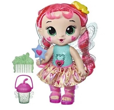 Boneca Baby Alive Glo Pixies Sammie Shimmer Rosa F2595 - Hasbro