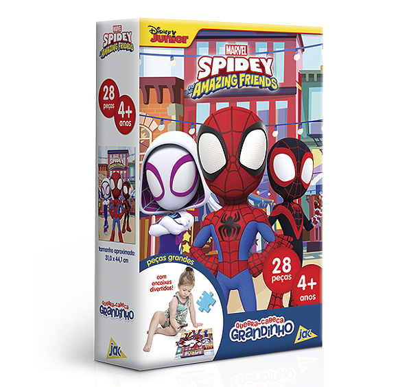 Quebra-Cabeça Grandinho 28 Peças Spidey 2892 - Toyster