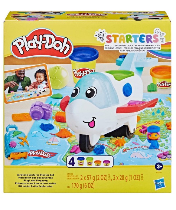 Play Doh Starters Avião Explorador F8804 - Hasbro